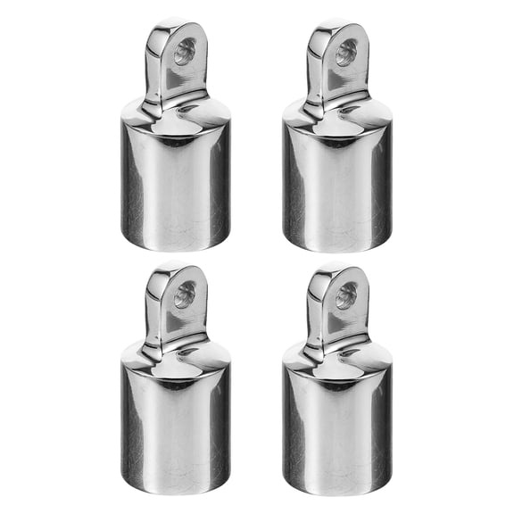 LABSERRON 4Pcs Practical Stainless Steel Bimini Top Support Poles Hardware for Boat Marine Use