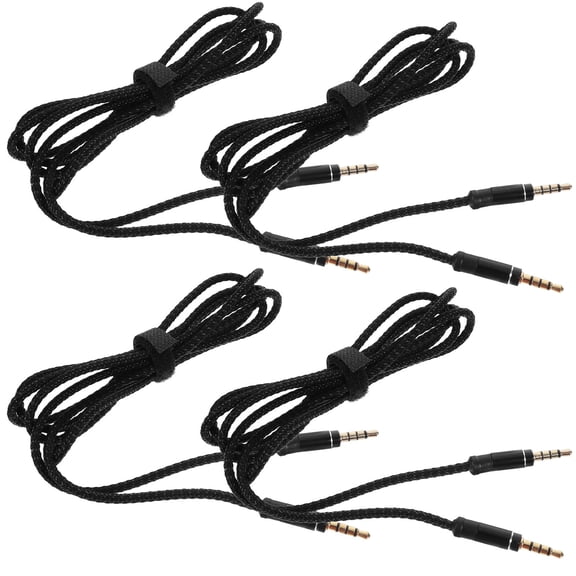 FRCOLOR 4 Pcs Braided Audio Line Auxiliary Cable Mobile Phone