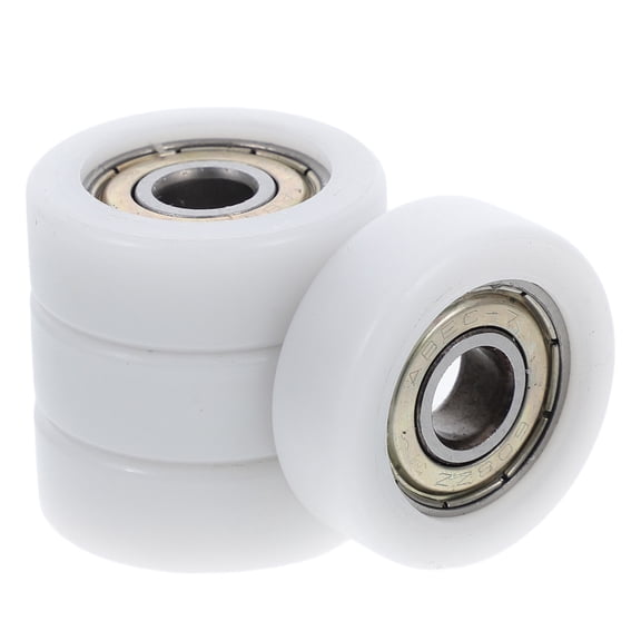 FRCOLOR 4 Pcs Cars Door and Window Track Pulleys Fitness 3.00X3.00X1.00CM White