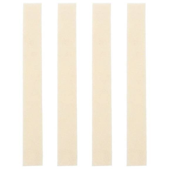 FRCOLOR  4 Pcs Clarinet Felt Strip Replacement Pads Protective White
