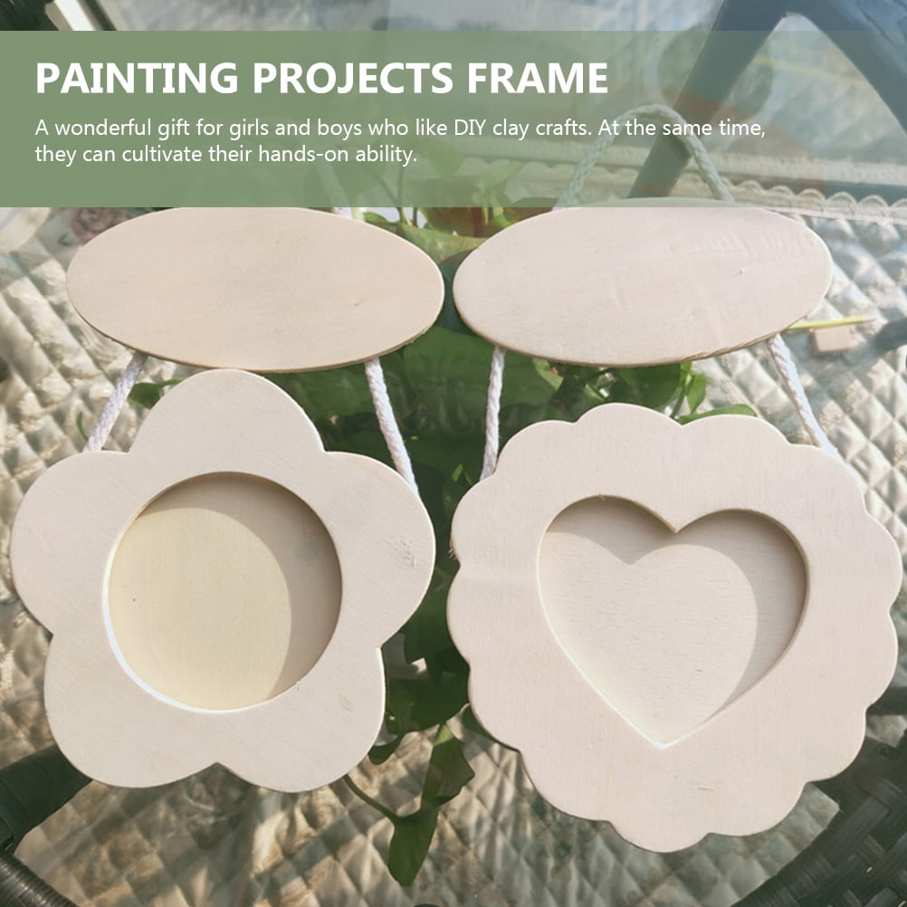 FRCOLOR 4 Pcs Classroom Art Display Picture Frame Kids Crafts Work ...