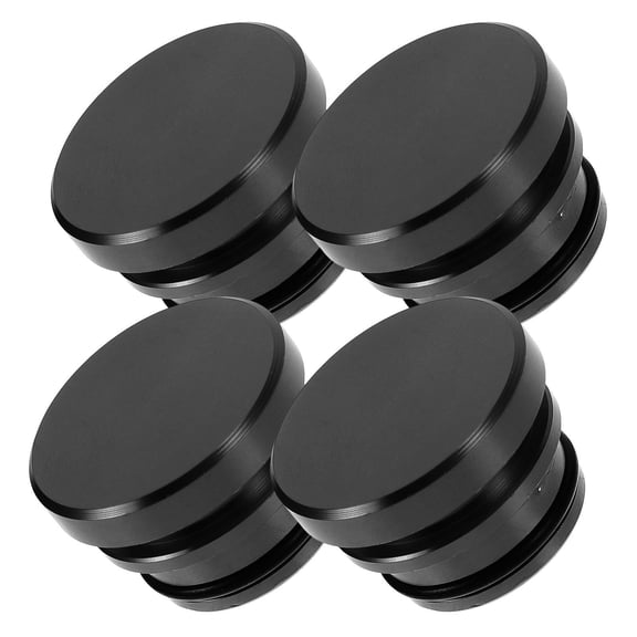 WASHWEPE 4Set Compact Metal Plug Cap Universal Fit for Car Lighter Socket Dust Protection