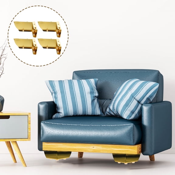FRCOLOR  4 Pcs Couch Legs Feet Fine Workmanship Furniture Decorative
