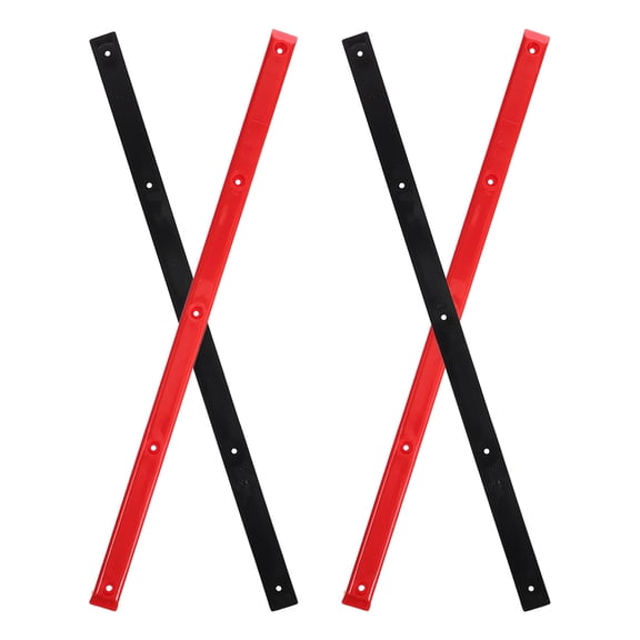 FRCOLOR  4 Pcs Double-ended Skateboard Anti-collision Strip Rib Bone Rails