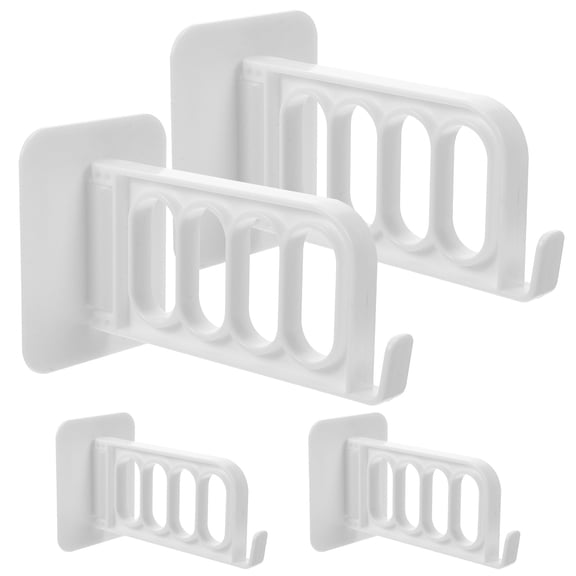 FRCOLOR 4 Pcs Foldable Clothes Drying Rack Clothing Underwear White