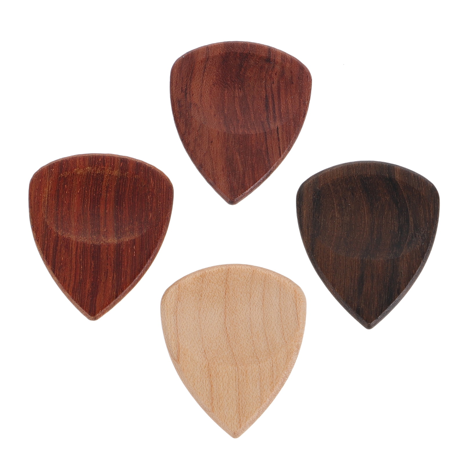 FRCOLOR 4 Pcs Guitar Tuners Clip Mandolin Assorted Picks Wooden Bass
