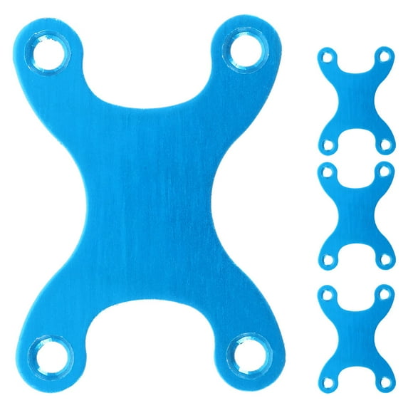 FRCOLOR  4 Pcs Household Skateboard Bridge Accessory Fixing Support Gasket Blue