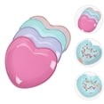 thumbnail image 1 of FRCOLOR  4 Pcs Love Heart Shaped Metal Tray Jewelry Plate Storage Holder Trinkets, 1 of 8