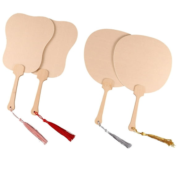 FRCOLOR  4 Pcs Mini Fan Wedding Bouquet Favors Decorations Gifts Hand Held