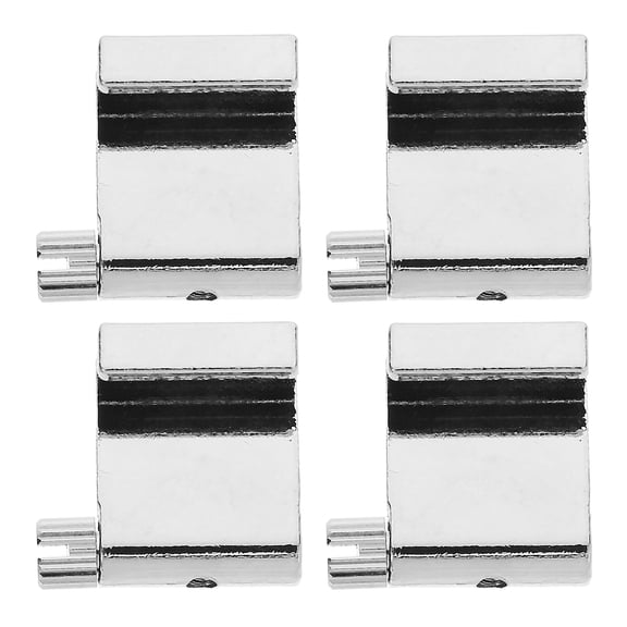 FRCOLOR  4 Pcs Picture Hanging Hook Holder Frame Rails Ties Claw Clip Stand Silver