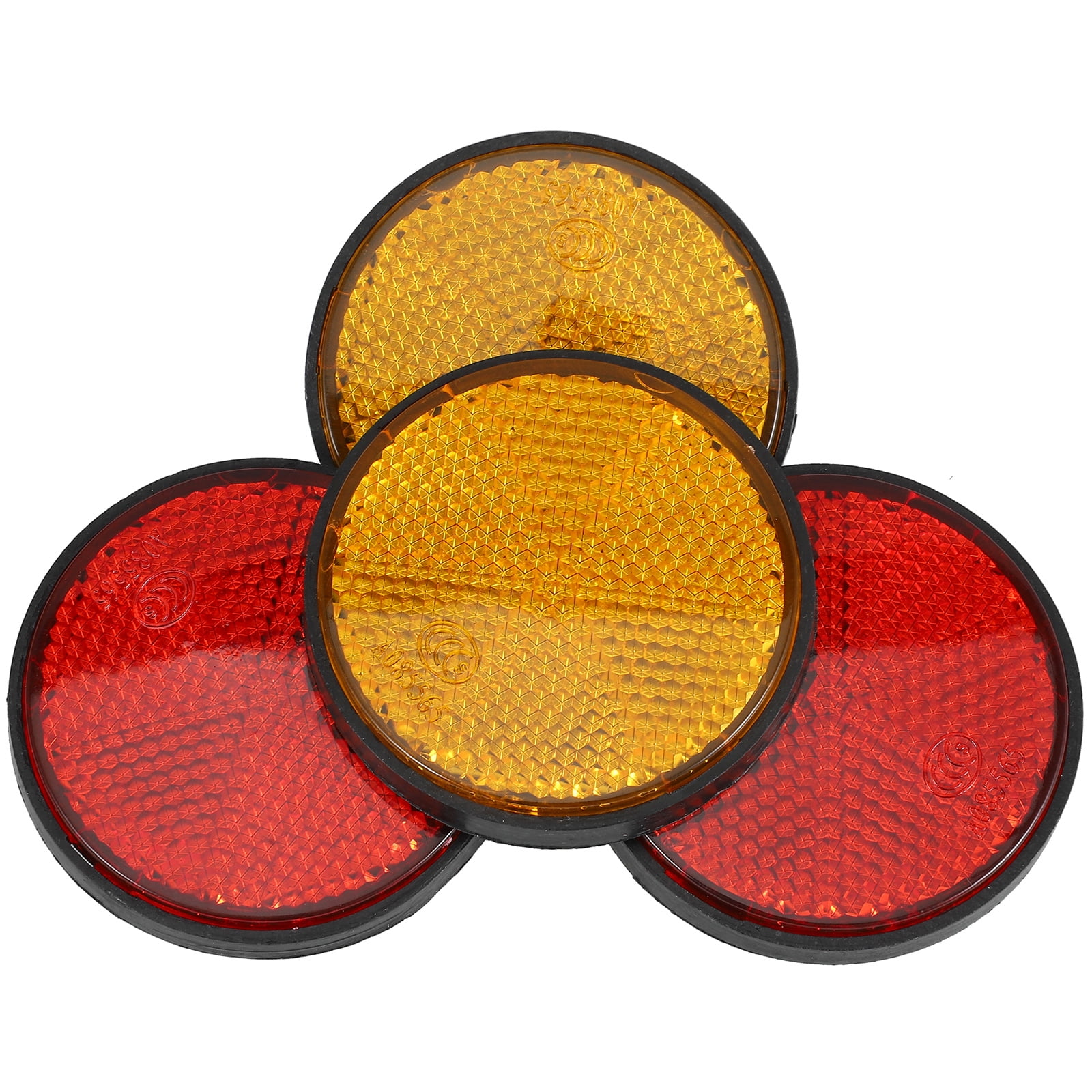 FRCOLOR 4 Pcs Plastic Reflector for Auto Car Umbrella Sunshade Awning