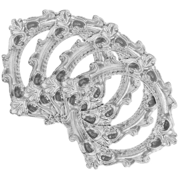 KAKOWELY Retro Resin Photo Frame Diy Crafts 4Pcs Wedding Decor