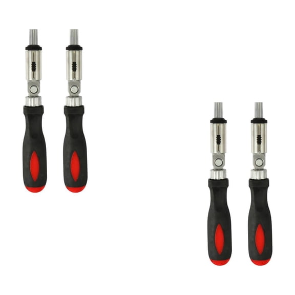FRCOLOR 4 Pcs Ratchet Screwdriver Hexagon Adjustable Angle Mini Ratchet Screwdriver