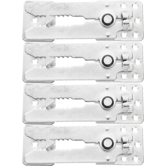 FRCOLOR 4 Pcs Recliners Sofa Lock Practical Furniture Connectors 15.5X5.5CM Silver