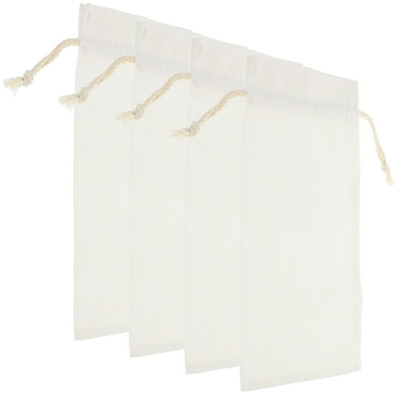 KAKOWELY Sublimation Drawstring Bags for Wine Bottle and Small 4Pcs 14X6.5in