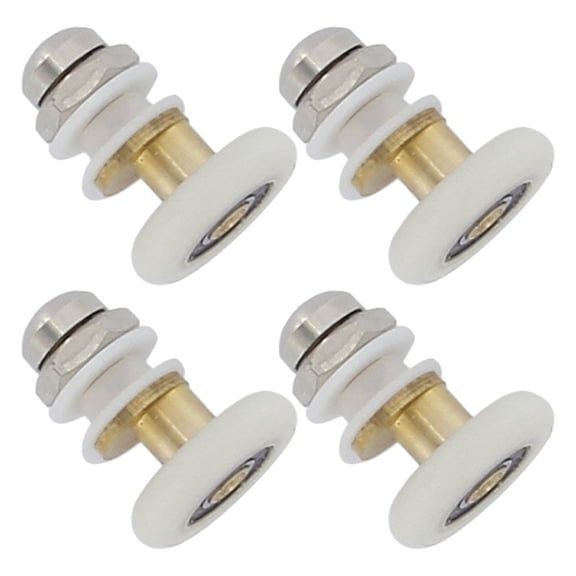 FRCOLOR  4 Pcs Shower Door Rollers Replacement Glass Runners Sliding