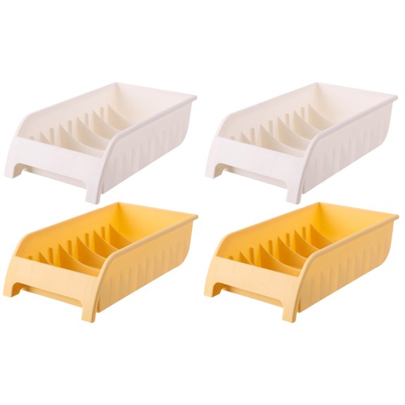 TAILTOSS  Assorted Color Plastic Drying Rack, Small Dish Drainer, Kitchen Bowl Organizer