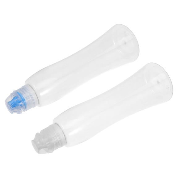 KAKOWELY Kitchen Squeeze Bottles Transparent 4Pcs 8.1In Tall