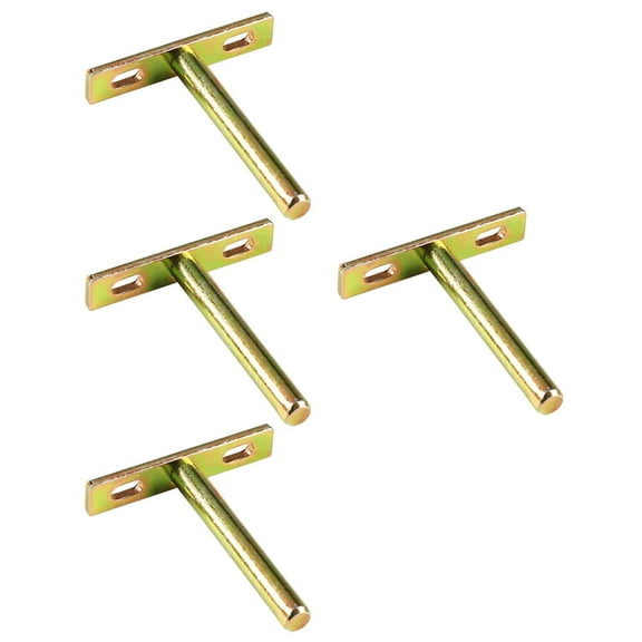 FRCOLOR 4 Pcs Steel Storage Bracket Hanging Shelves for Wall Floating Shelf Support Colorful