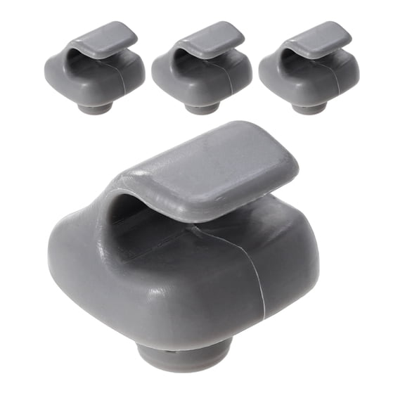 FRCOLOR  4 Pcs Sunglass Holder Car Visor Clip Reflective Automatic Grey