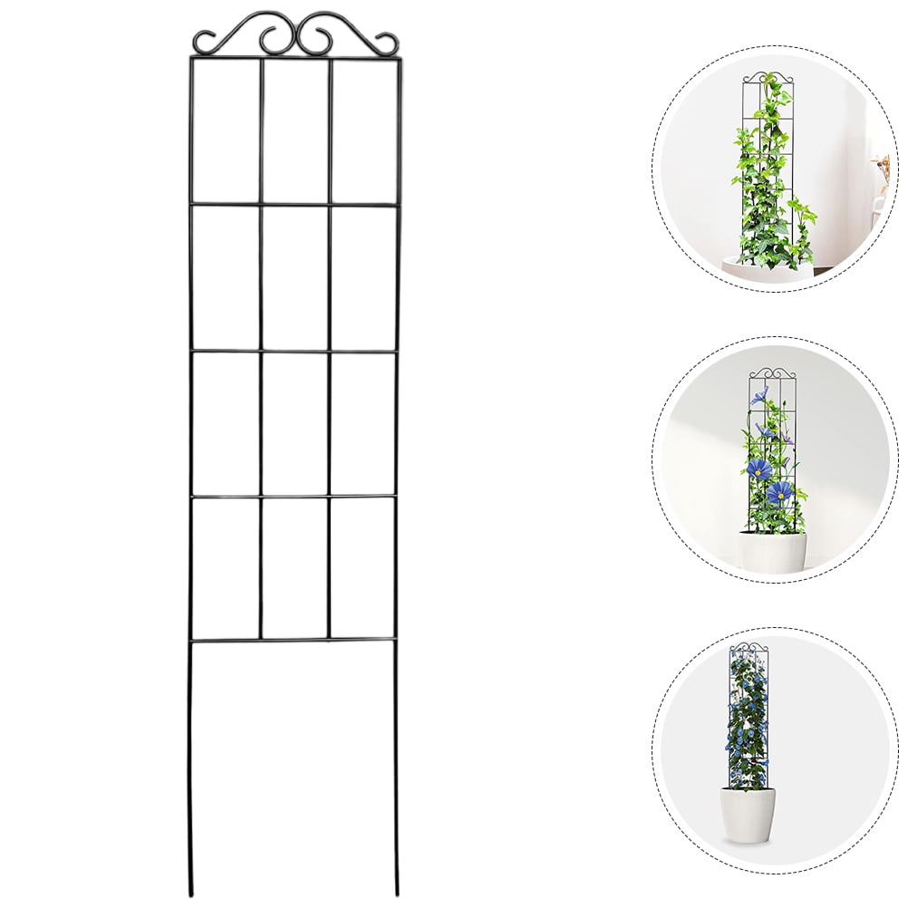 LABSERRON Climbing Plant Frame Trellis Support Black 4pcs