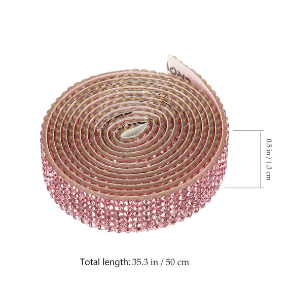 FRCOLOR  4 Rolls DIY Decorative Diamond Stickers Clothing Embellishment