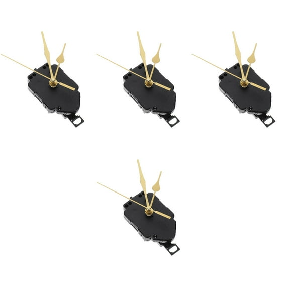 FRCOLOR 4 Sets of DIY Clock Mechanism Parts Replaceable Clock Movements Clock Mechanisms
