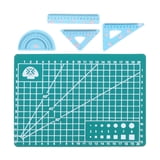 FRCOLOR 4 Sets of Miniature Ruler Model Tiny Ruler and Mat Mini School ...
