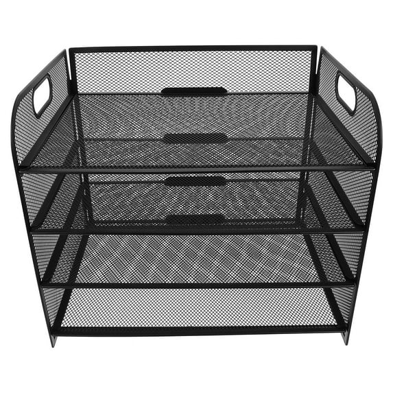 FRCOLOR 4 Tier Filing Folder File Organizer Student Office