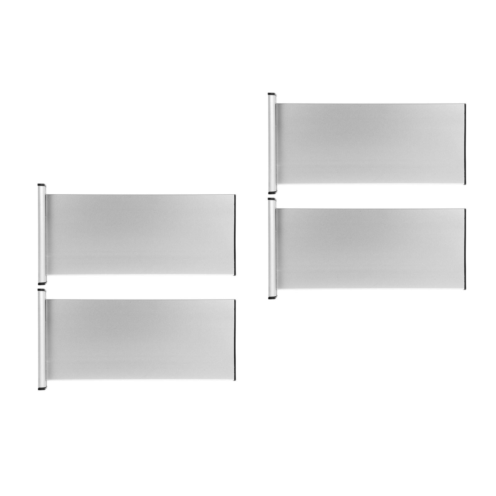 FRCOLOR 4 pcs Aluminum Wall Name Plate Holder Blank Departments Sign ...