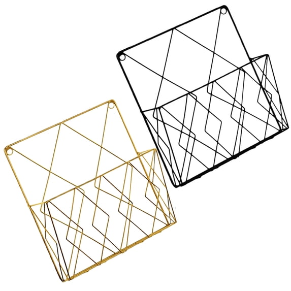 LABSERRON 4-Pack Hanging Wall File Organizer for Documents, Magazines, and Office Storage, and Space-Saving