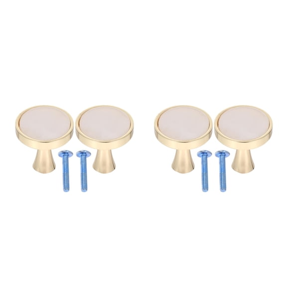 TAILTOSS  White Zinc Alloy Cabinet Knobs Durable Dresser Handles and Pulls