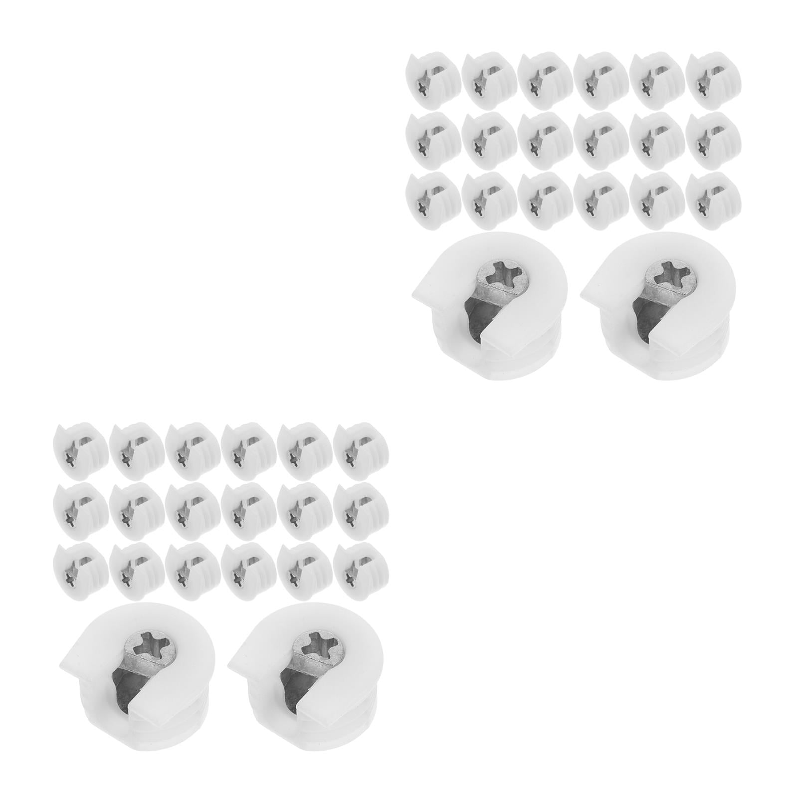 PAGOW 20-Pack Furniture Cam Lock Fasteners - 0.59x0.47 Inch Zinc Alloy Connectors For DIY Furniture