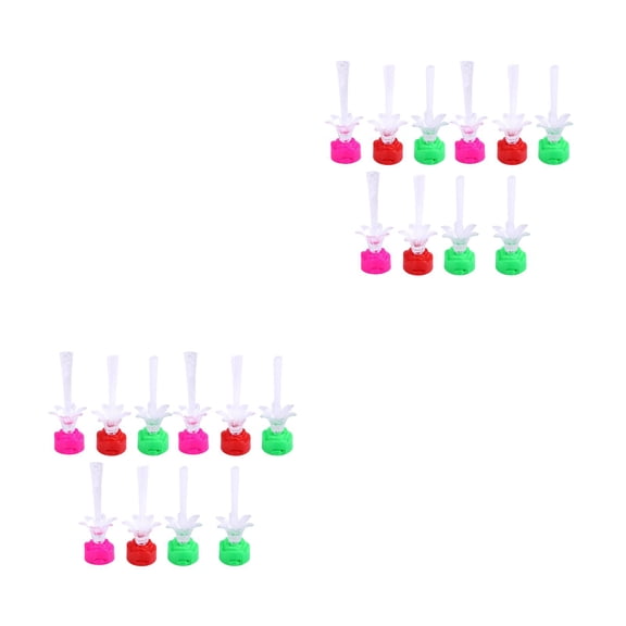 FRCOLOR 40 Pcs LED Rose Flower Fiber Light Colorful Fiber Optic LED Rose Lamp Wedding Centerpiece Night Light for Home Party (Random Color)