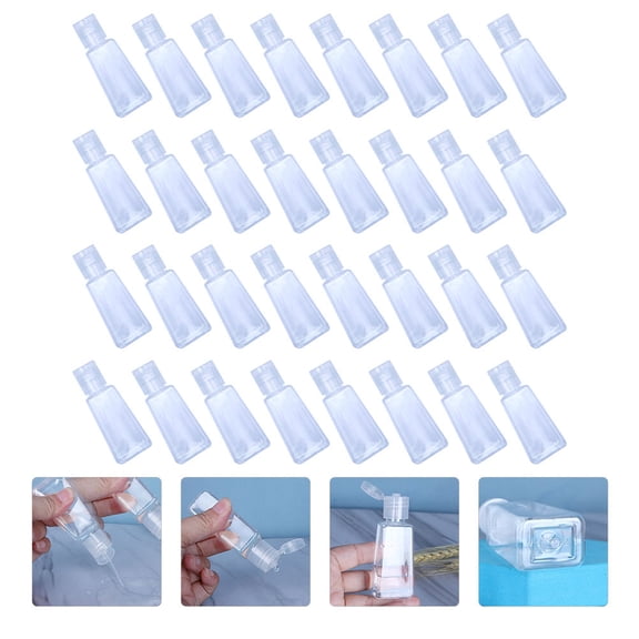 FRCOLOR  40 Pcs Cream Bottle Dispensing Mini Empty Bottles Simple Liquid Refillable Travel