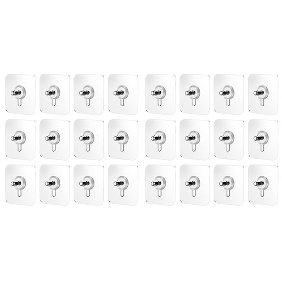 WRISTBIQUE  40 Pcs Seamless Design re Adhesive Wall Hook Home Decor Accessories