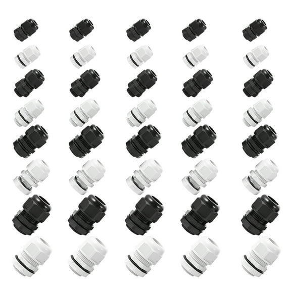 FRCOLOR 40pcs Cable Gland MG12 MG16 Waterproof Joints MG25 Connectors
