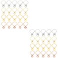 thumbnail image 1 of FRCOLOR 40 pcs Shell Styled Keychain Alloy Bag Pendant Key Hanging Ornament (Mixed Color), 1 of 1