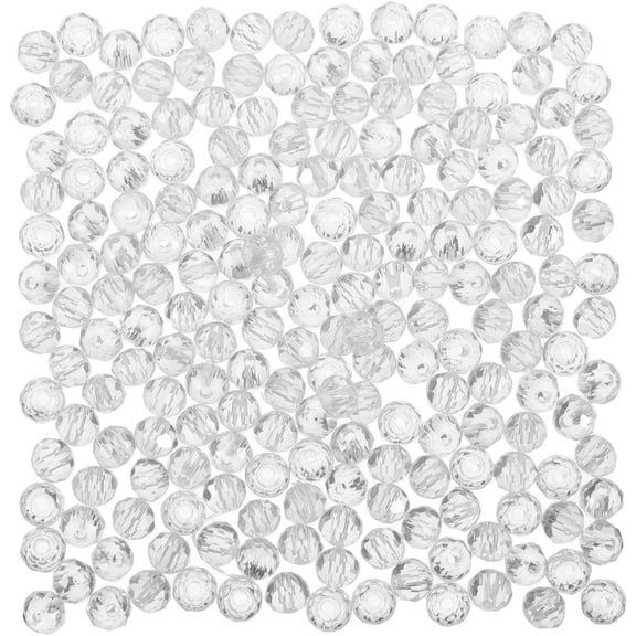 FRCOLOR  400 Pcs Dazzling Acrylic Crystal Beads for Bracelets Gemstone Pendant Pendants Transparent