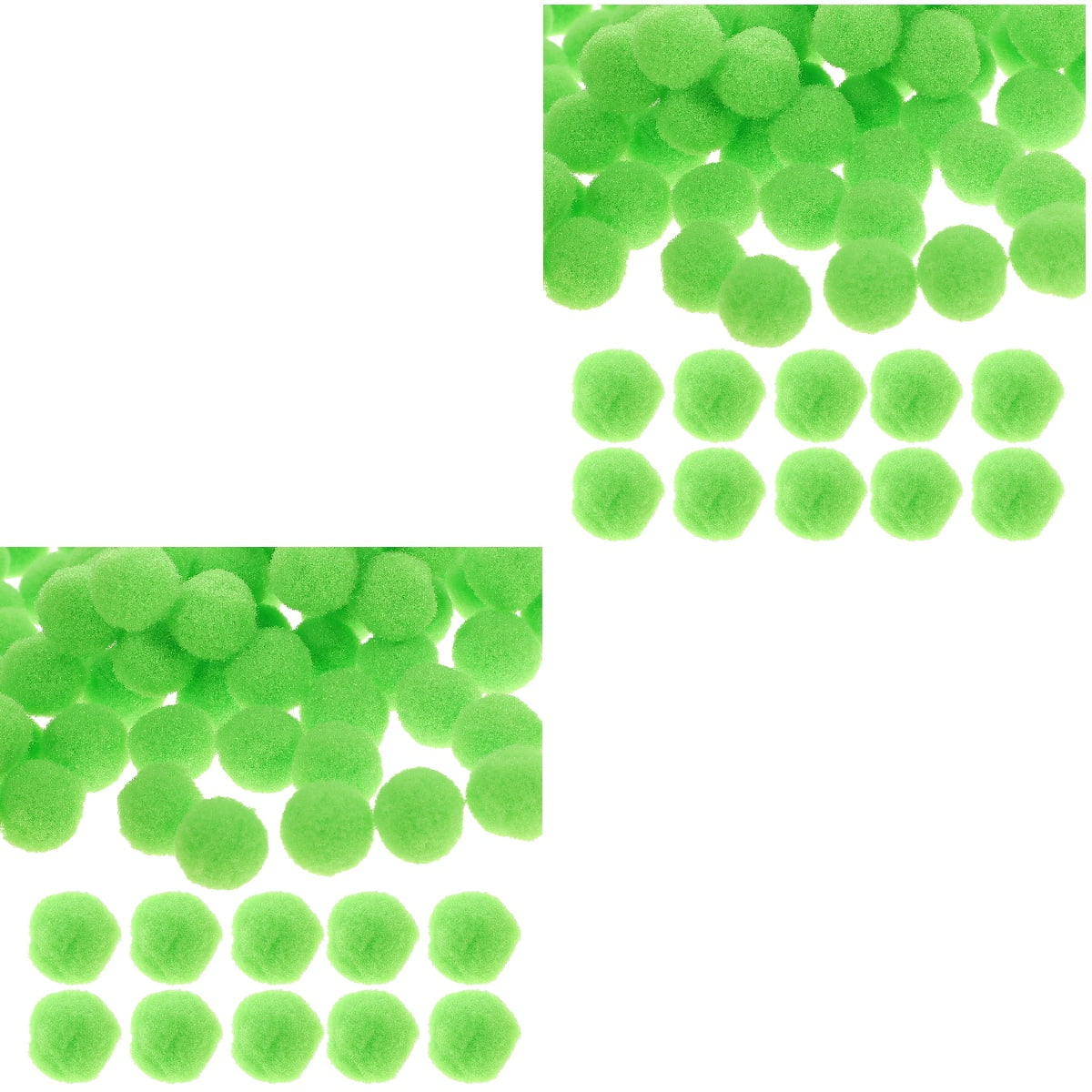 LABSERRON DIY Light Green Pom Poms for Clothing and Headwear Decor 4000Pcs