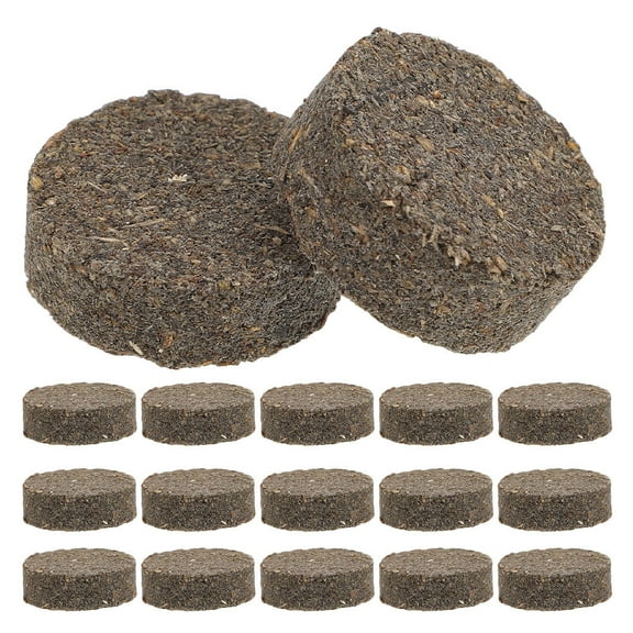 CIMAXIC 40Pcs Natural Coffee Firelighter Blocks for Camping Gear Portable Outdoor Use