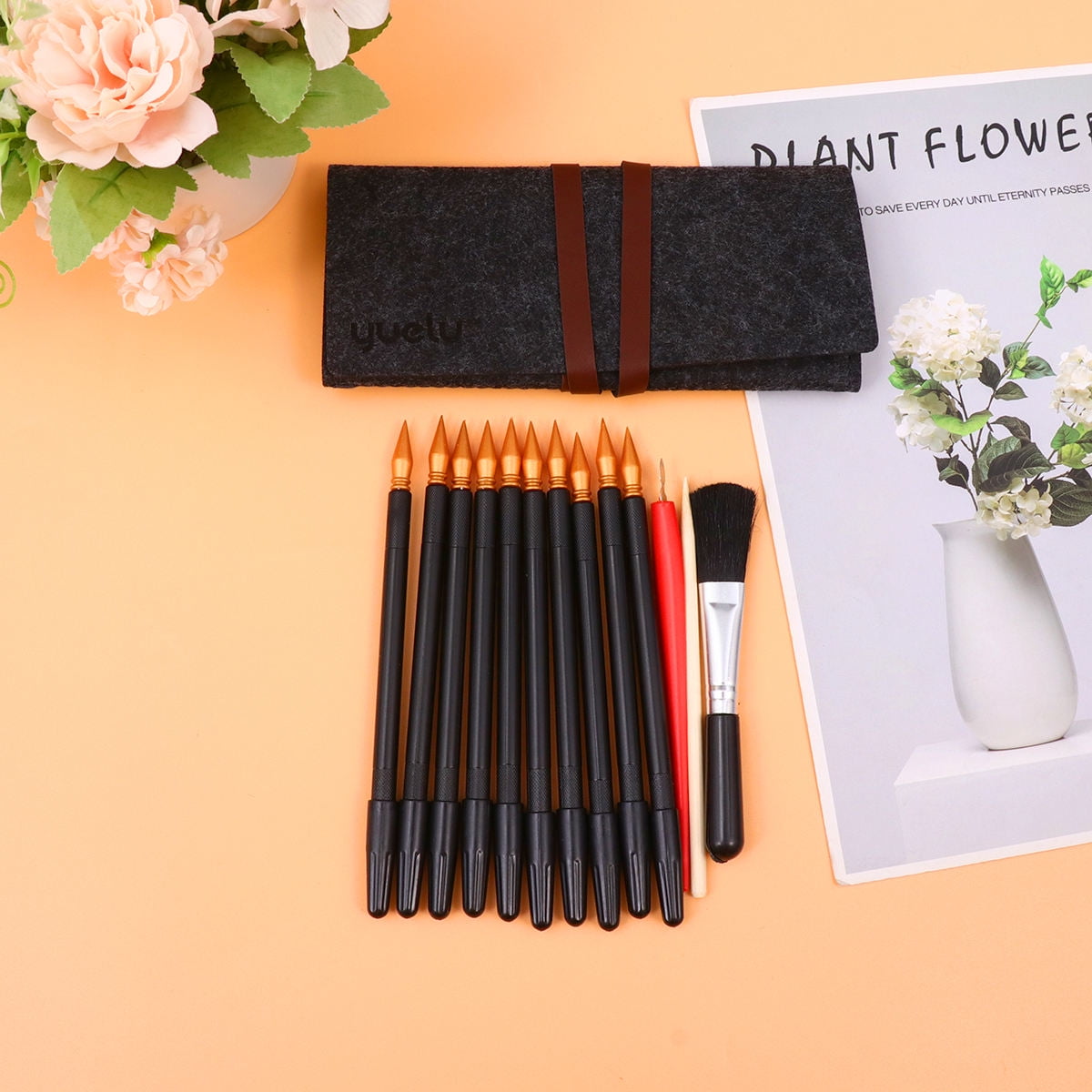 LABSERRON Carving Tool Black Scratch Pens Paper Art Set for DIY Art Painting