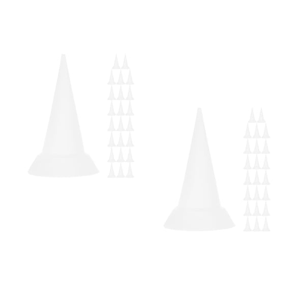 FRCOLOR 48 pcs Ceramic Pottery Kiln Stilts Aluminium Oxide Pottery Firing Support Nails High-Temperature Resistant Cone Support Nails For Pottery Kiln Making