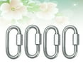 thumbnail image 1 of FRCOLOR 4PCS 304 Stainless Steel Quick Link Ring Chain Repair Shackles for Home Outdoor (M8), 1 of 8
