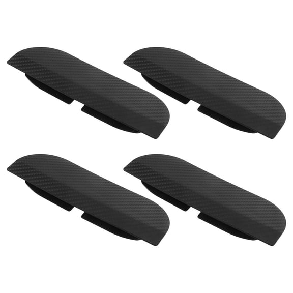 FRCOLOR 4PCS Rearview Mirror Rain Visor Guards, Clear Side Mirror Rain Covers, Universal Car & Truck Accessories