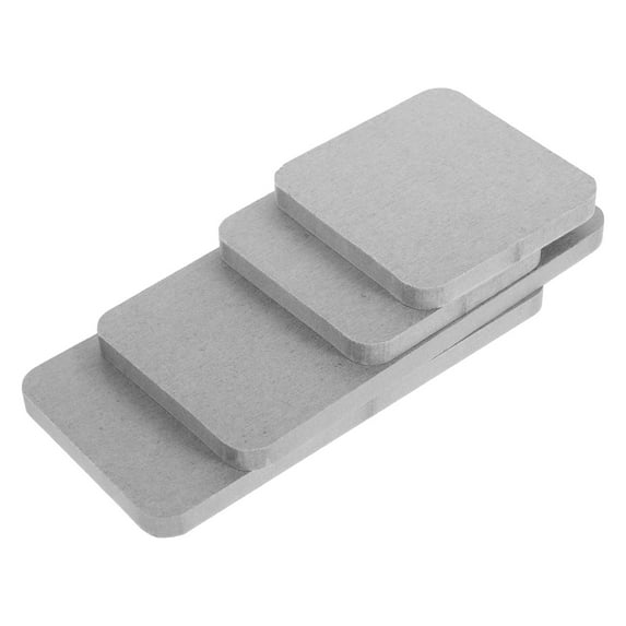 FRCOLOR 4Pcs Bathroom Countertop Absorbent Mats Diatomite Coasters For Hotels
