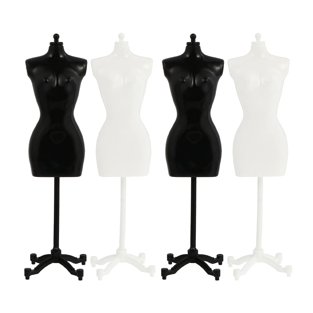 FRCOLOR 4Pcs Doll Model Stand Adorable Doll Clothes Stand Desktop