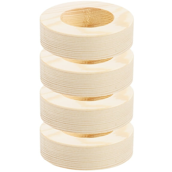 FRCOLOR 4Pcs Essential Bottle Container Wood Oil Bottle Holder For Bathroom Living Room