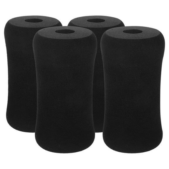 FRCOLOR 4Pcs Foam Foot Pads Rollers for Leg Extension Machines Foam Foot Pads Roller Cover for Workout Fitness Training Accessory (S)