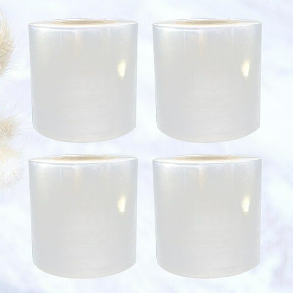 FRCOLOR 4Pcs Wrapping Film for Packaging Transparent Secure Items Moving Storage Protect